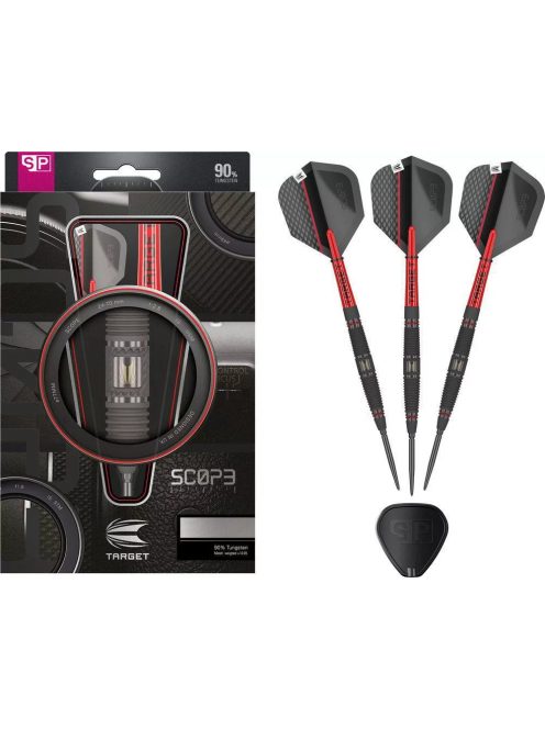 Darts szett steel Target SP SCOPE 04 23g, 90%