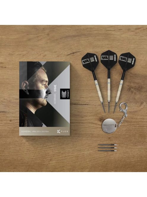 Darts szett Target Dimitri Van Den Bergh 95K Swiss Point Steeldarts 23g
