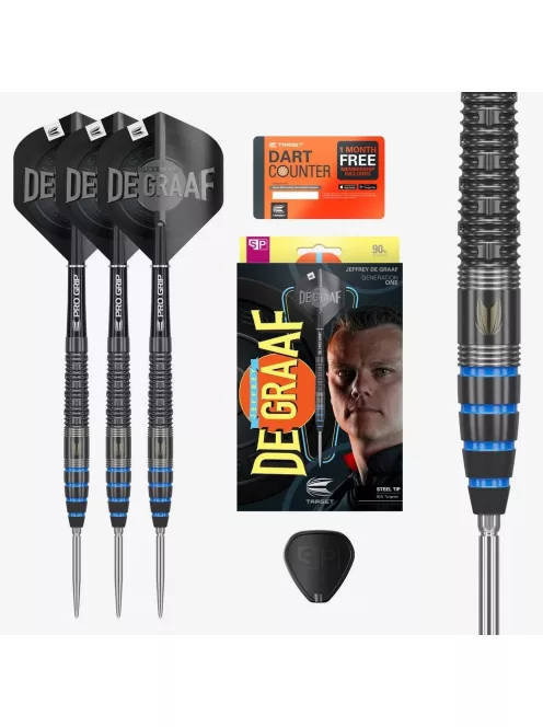 Darts szett steel Target SP Jeffrey De Graaf, 23g 90%