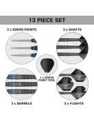 Darts szett steel Target SP Jeffrey De Graaf, 23g 90%