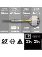 Darts szett steel Target SP Scott Williams G2 23g 90% 