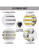 Darts szett steel Target SP Scott Williams G2 25g 90%