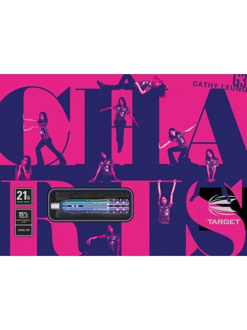 Darts szett steel TARGET JAPAN SP Cathy Leung Charis G3, 21g 95% 