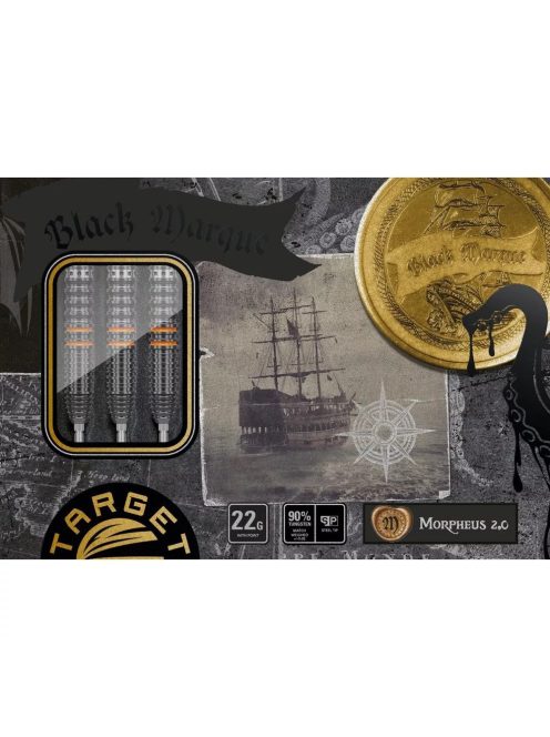 Darts szett steel Target Japan SP Black Marque Lite Morpheus G2, 22g 90%