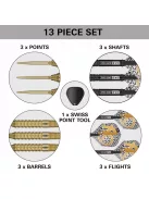 Darts szett steel Target SP Bolide Envy 02 - 22g, 90% 