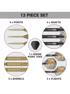 Darts szett steel Target SP Bolide Envy 02 - 23g, 90%