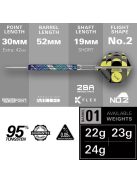 Darts szett steel Target SP Luke Littler Edge, 24g 95% 