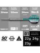Darts szett Target Hydro 01 Swiss Point 24g