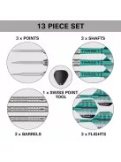 Darts szett Target Hydro 03 Swiss Point 22g