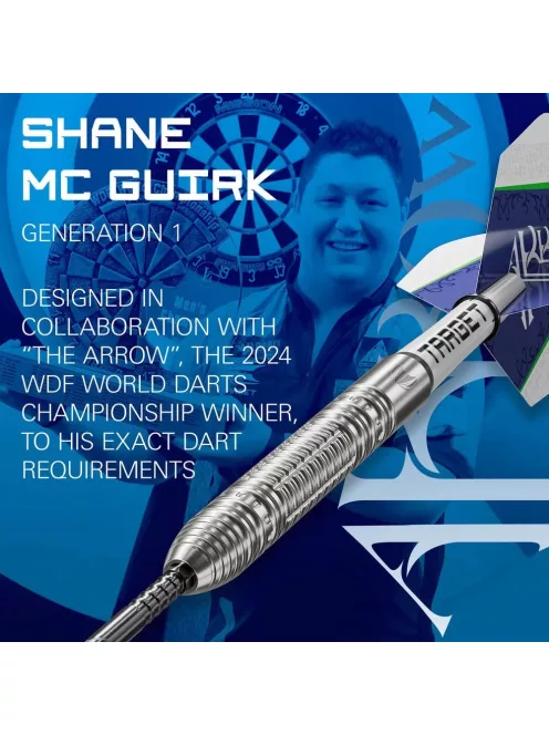 Darts szett steel Target SP Shane McGuirk G1 23g 90%