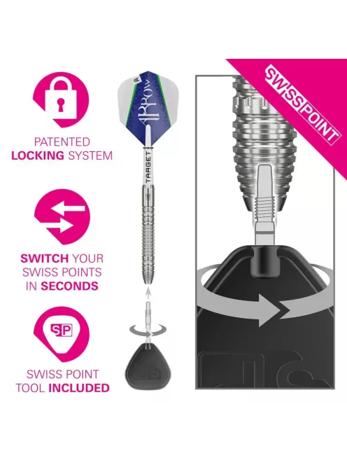 Darts szett steel Target SP Shane McGuirk G1 23g 90%