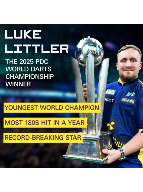 Darts szett steel Target SP Luke Littler World Champion 2025 Edition, 23g 90% wolfram