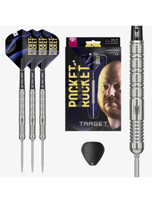 Darts szett steel TARGET Justin Hood Swiss Points, 23g 90%