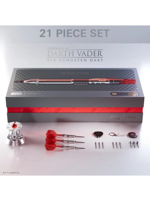 darts szett steel STAR WARS TARGET Darth Vader Lightsaber First Edition 24gr, 95%