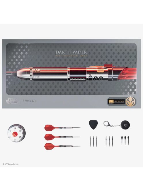 darts szett steel STAR WARS TARGET Darth Vader Lightsaber First Edition 24gr, 95%