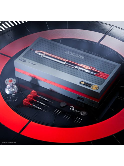 darts szett steel STAR WARS TARGET Darth Vader Lightsaber First Edition 24gr, 95%