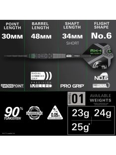 darts szett steel SP STAR WARS TARGET Tie Fighter, 23gr, 90%