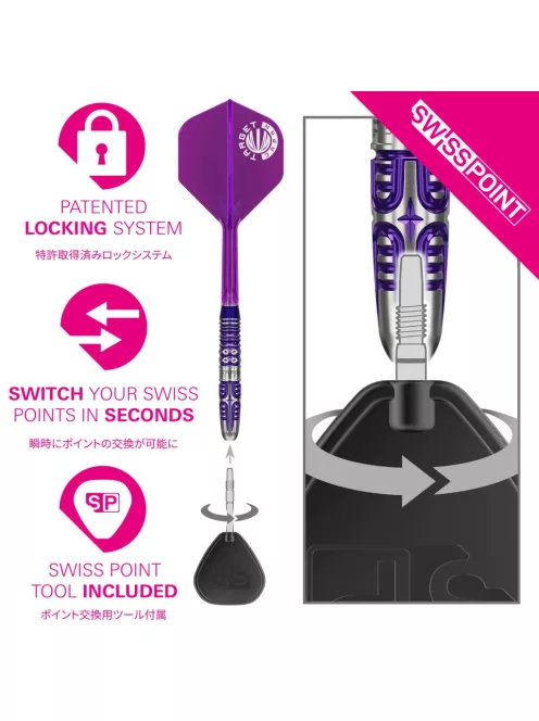 Darts szett steel Target JAPAN Endeavour Kasumi Sato G3 SP 22g  90% wolfram