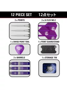   Darts szett steel Target JAPAN Endeavour Kasumi Sato G3 SP 24g  90% wolfram