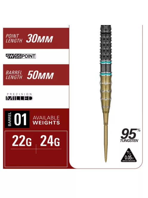 Darts szett steel Target JAPAN Mikuru Suzuki The Miracle G7.5 SP 24g  95% wolfram