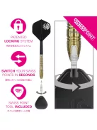 Darts szett steel Target JAPAN Prime Series Hot Shot Harith Lim G3 SP 25g  90% wolfram
