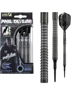   Dart set TARGET soft 19g POWER 8ZERO BLACK TITANIUM - Phil Taylor