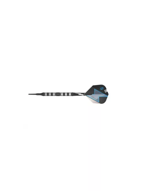 DARTS SET TARGET SOFT 18G, PHIL TAYLOR, POWER BLACK, 80% WOLFRAM