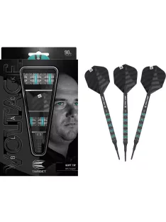 Dart szett soft TARGET Rob Cross Black Edition, 18g 90%
