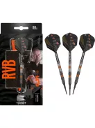DART SET SOFT TARGET RAYMOND VAN BARNEVELD BLACK 2023, 18G 80%