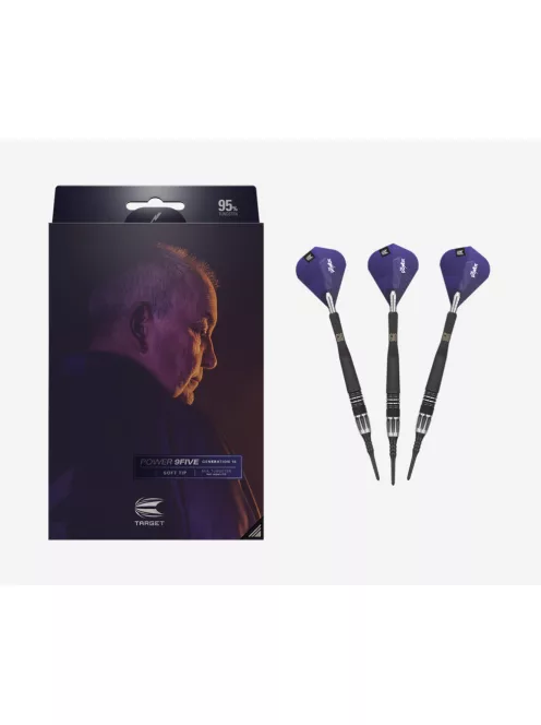 DARTS SZETT TARGET SOFT, POWER 9FIVE G10, 18G 95%
