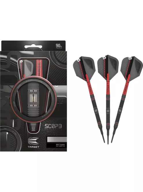 Darts szett soft Target SCOPE 01, 18g 90% wolfram