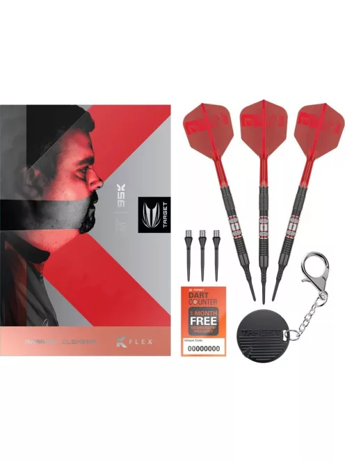 Darts szett soft Target Gabriel Clemens 95K, 19g 95% 
