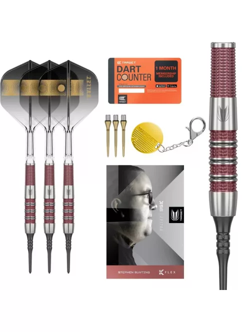 Darts szett soft Target Stephen Bunting 95K 18g 95%