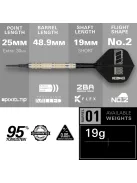 Darts szett Target Dimitri Van Den Bergh 95K Soft - 19g