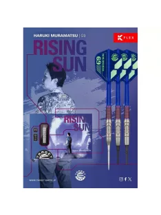   Darts szett soft TARGET JAPAN Haruki Muramatsu Rising Sun G9, 21.5g 95%