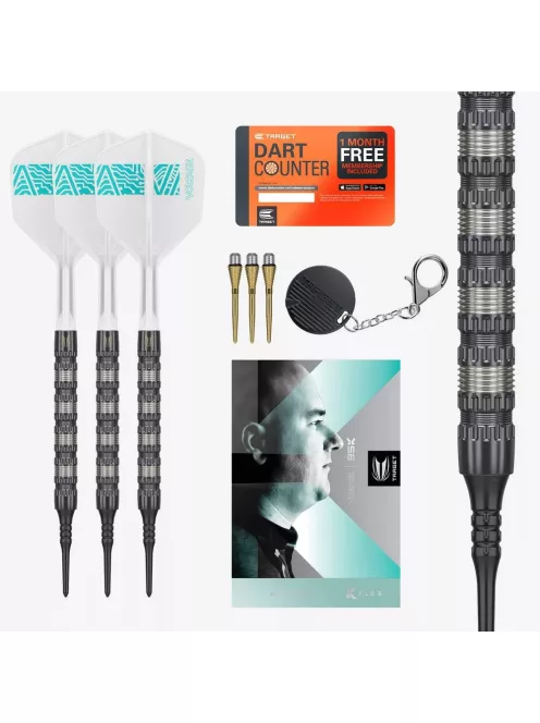 Darts szett soft Target SP Rob Cross 95K, 18g 95%