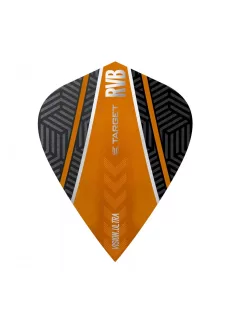   DARTS PEN TARGET RVB VISION ULTRA BLACK/ORANGE, KITE, CURVE, RAYMOND VAN BARNEVELD