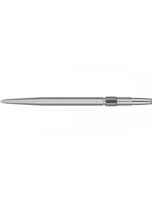 Dart tip TARGET Swiss Point Nano metal tip, 30mm, silver