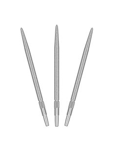 Darts fémhegy TARGET SP Swiss SLK ezüst, 42mm