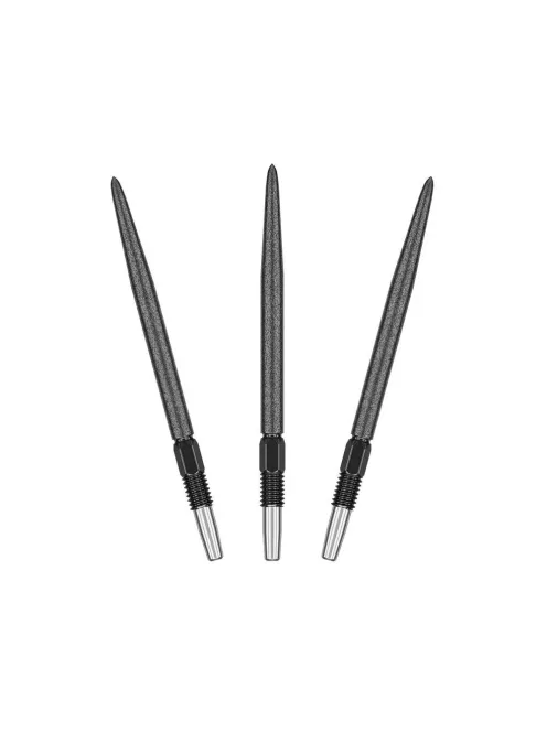 Darts fémhegy TARGET Swiss SLK, fekete 30mm