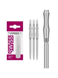 Darts fémhegy TARGET Swiss Storm RST, ezüst 42mm