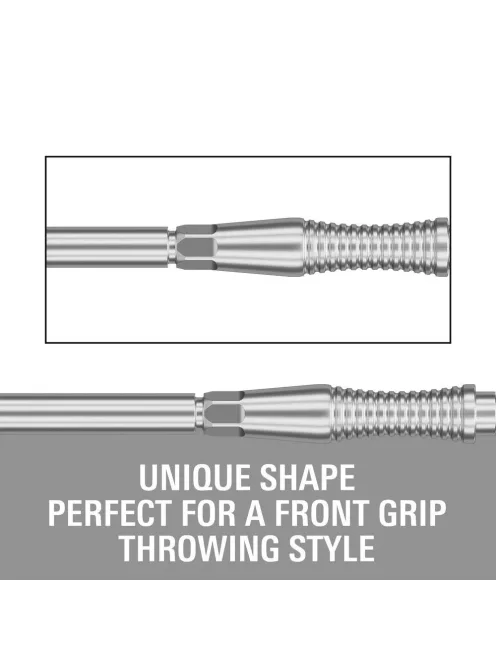 Darts fémhegy TARGET Swiss Storm RST, ezüst 42mm