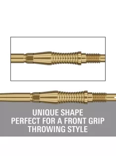 Darts fémhegy TARGET Swiss Storm RST, arany 30mm