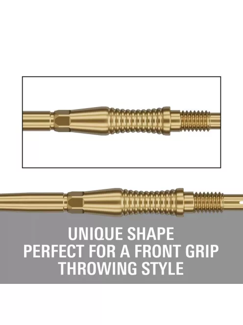 Darts fémhegy TARGET Swiss Storm RST, arany 30mm