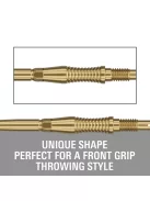 darts fémhegy TARGET Swiss Point Storm RST, arany 35mm hosszú