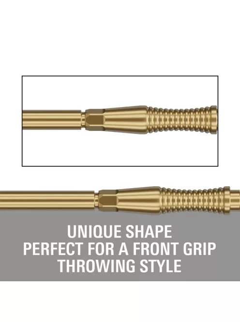 Darts fémhegy TARGET Swiss Storm RST, arany 42mm