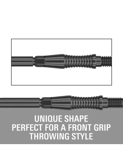 Darts fémhegy TARGET Swiss Storm RST, fekete 30mm