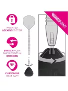 Darts fémhegy TARGET Swiss Storm RST, fekete 42mm