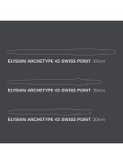 Darts fémhegy TARGET Swiss Point Elysian Archetype 43, ezüst 30mm