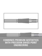 Darts fémhegy TARGET Swiss Point Elysian Archetype 43, ezüst 30mm